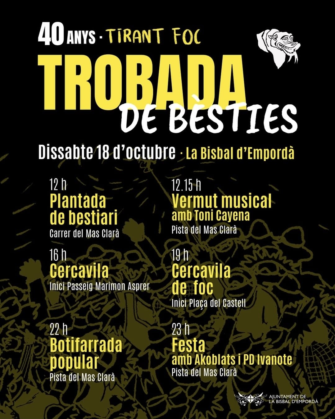 40 anys dels Dracs de la Bisbal — Trobada de Bèsties de Foc 2025